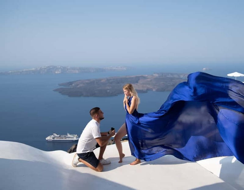 Santorini: Flying Dress Photoshoot Private Entry to Blue Dom - Is The $152 Price Good Value?