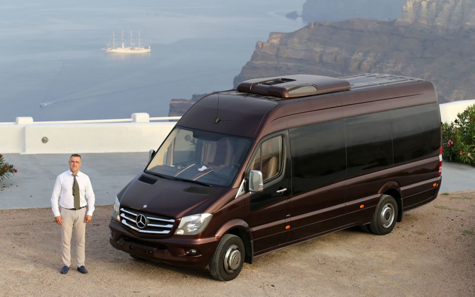 Santorini: Full-Day Small Group Tour - What the minibus and private setup add