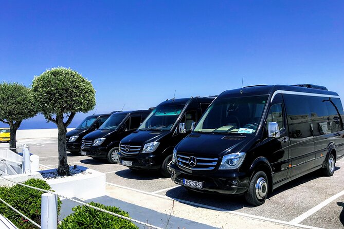 Santorini Half Day Wine Tasting & Winery Tour with Pickup - Imerovigli gives the tour its first great view