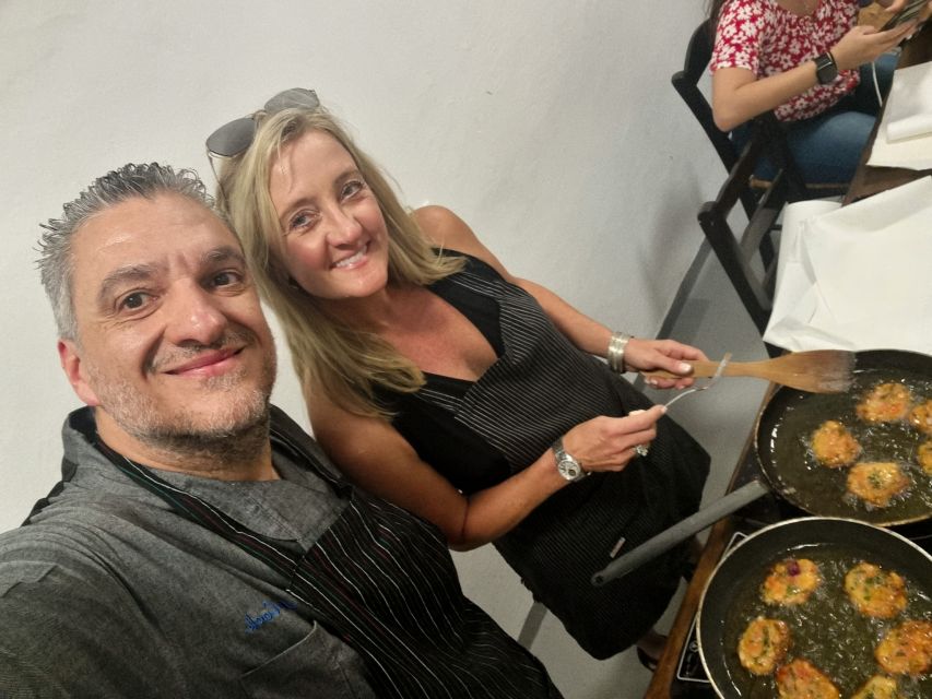 Santorini: Hands on Cooking Class with a Chef - Cooking Greek food in Megalochori