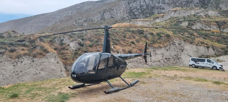 Santorini: Helicopter Sightseeing Flight Over Caldera - Santorini’s caldera from the air