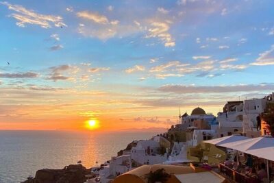 Santorini Highlights Private Half Day Tour - Akrotiri Lighthouse gives you a cliff-edge view