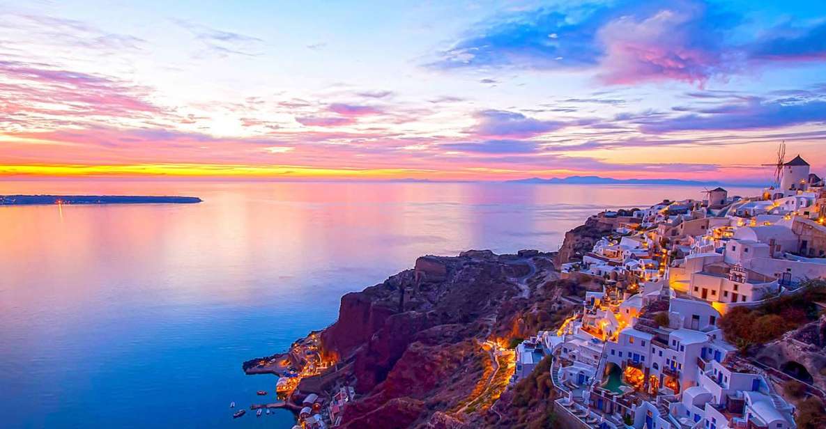 Santorini highlights tour - What the private vehicle adds