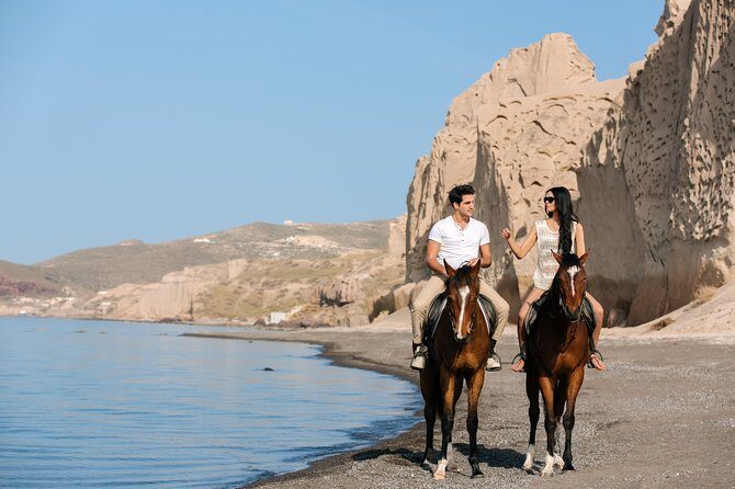 Santorini: Horse Riding to the Black Sandy Beach (Eros beach) - Timing, duration, and what to expect on the clock