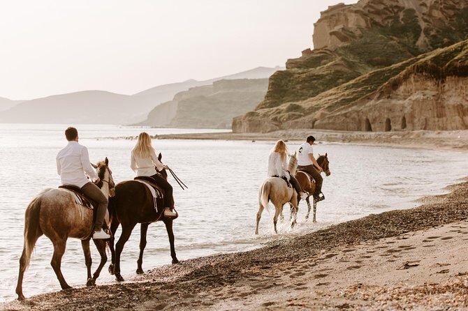 Santorini: Horse Riding to the Black Sandy Beach (Eros beach) - Price and value: Is $120.94 worth it?