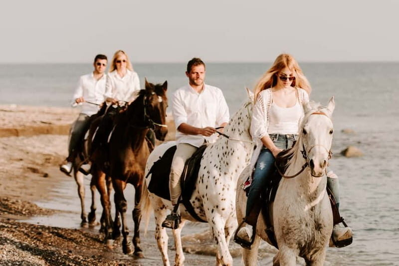 Santorini: Horseback Riding on the Black Sandy Eros Beach - Dust, sun, and what to wear so you enjoy the ride