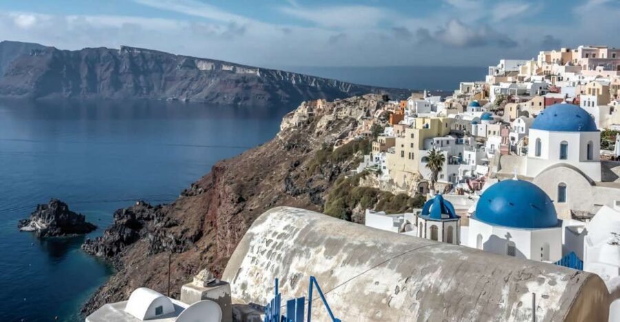 Santorini Iconic Villages Tour: Oia, Imerovigli, Firostefani - Firostefani: the blue domes moment with a quick history chat
