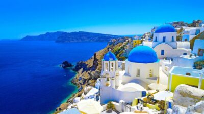 Santorini Island: Guided Tour from the port Rethymno Crete - Arrival at Athinios Port and the island bus