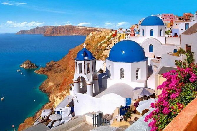 Santorini Island Private Custom Tour in Half or Full Day - Profitis Ilias monastery: panoramic views and a hilltop stop