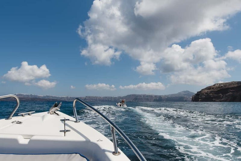 Santorini: License-Free Boat Rental with Ice, Water, & Fruit - Island Hops Around the Santorini Island Group