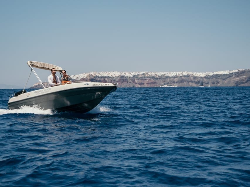 Santorini: License Free, Luxurious Small Boat Rental - License-Free Captain Mode: What That Really Means in Santorini