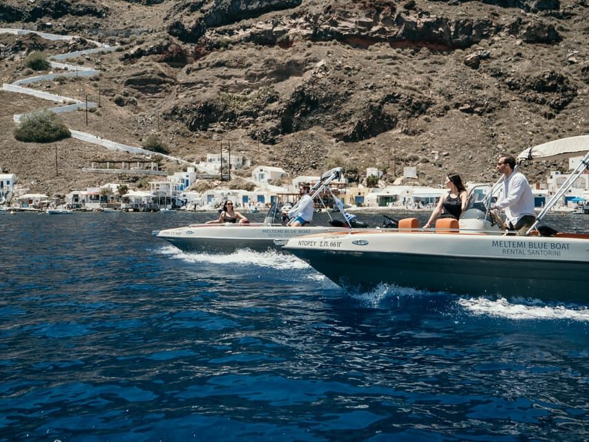 Santorini: License Free, Luxurious Small Boat Rental - Meeting at Vlychada Marina: The 30-Min Safety Briefing