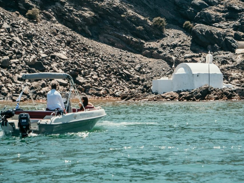 Santorini: License Free, Luxurious Small Boat Rental - Your Self-Run Itinerary: 3.5 to 9 Hours With Real Freedom