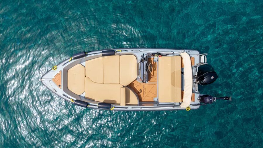 Santorini: License-Free Motor Boat Full or Half-Day Rental - Red Beach and White Beach: Your Swim Stops, Your Timing