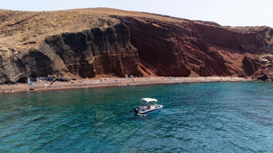 Santorini: License-Free Motor Boat Full or Half-Day Rental - Thirassia for Lunch and a Flexible Hop-On Stop