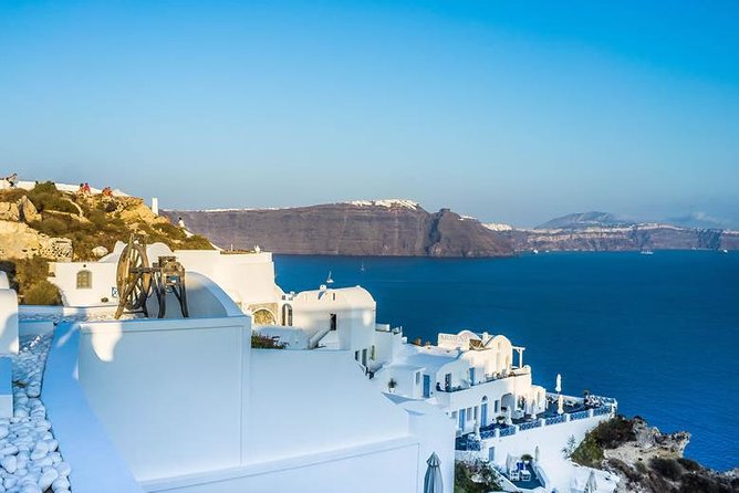 Santorini local private tour for small group - Prophet Elias: Santorini from 567 meters
