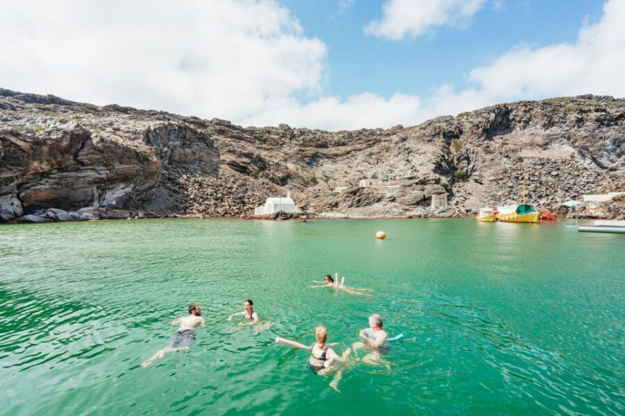 Santorini: Luxury Catamaran Day Trip with Meal and Open Bar - Logistics That Save Your Day: Pickup, Timing, and Boat Comfort