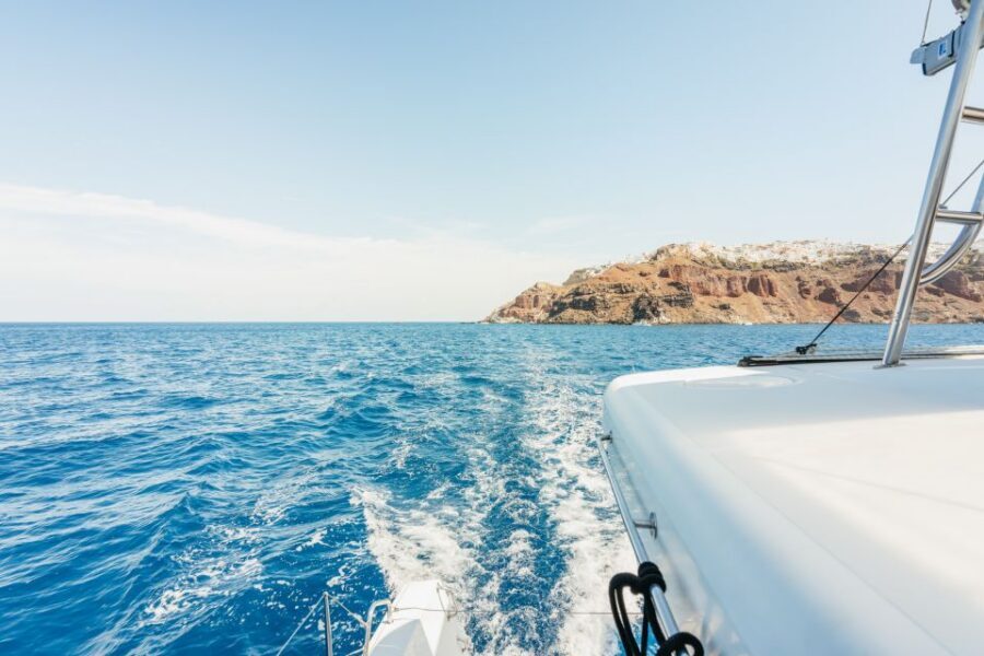Santorini: Luxury Catamaran Day Trip with Meal and Open Bar - Who Should Book This (and Who Might Want to Skip)