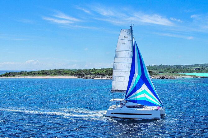Santorini Luxury Catamaran Private Cruise - A Greek meal with wine and beer on board