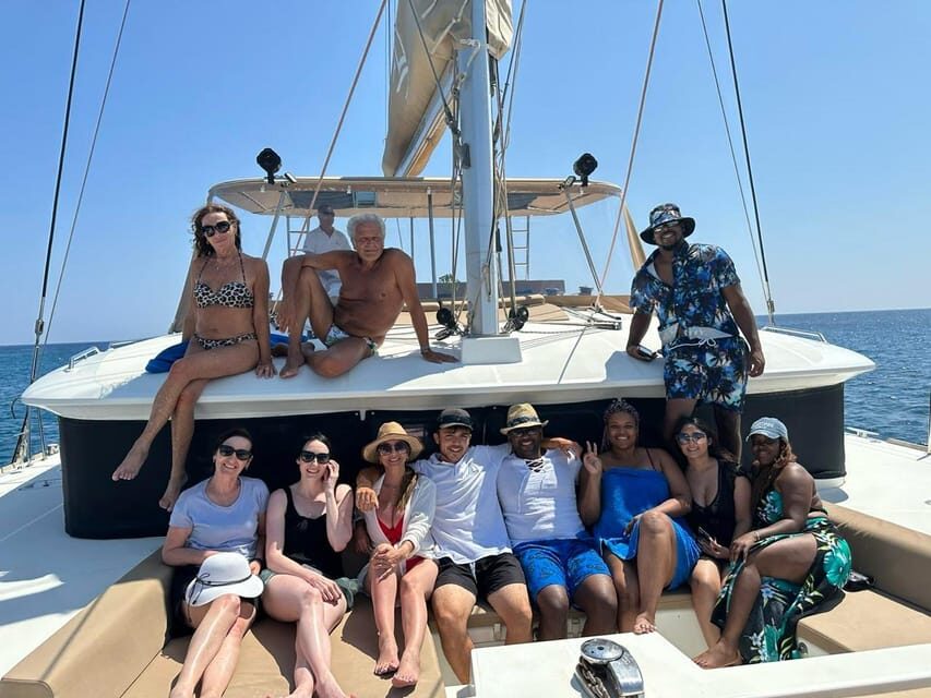 Santorini: Luxury Sunset Cruise with Dinner, BBQ, and Drinks - Red Beach and White Beach: The Part Where You Actually Get Time in the Water