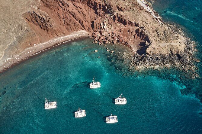 Santorini Oia: Private Sunset Catamaran Cruise with BBQ & Drinks - Private sunset catamaran from Oia: the calmer way to do Santorini