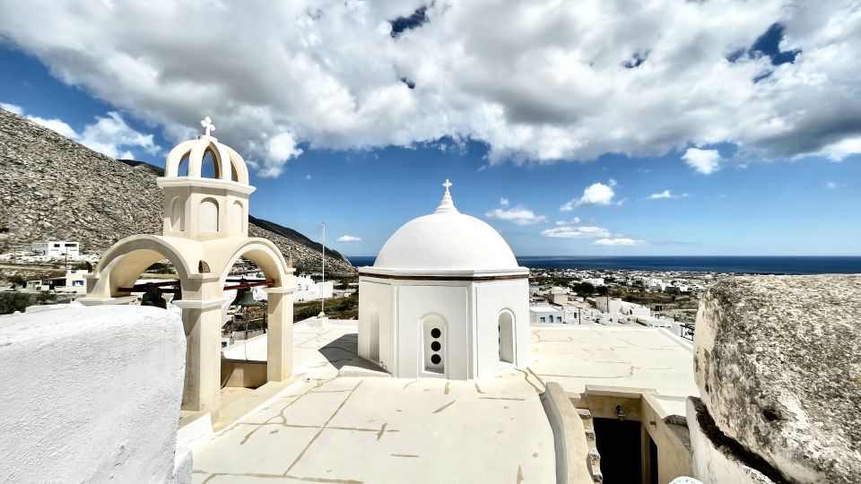Santorini On a private tour with the experts - A monastery, a meal, or a shorter island overview