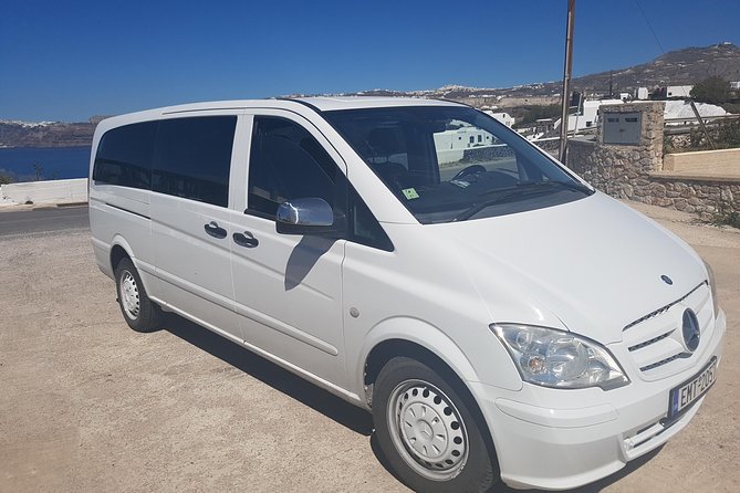 Santorini one way transfer from/to the Airport or Port - Why a Santorini transfer can be worth the cost