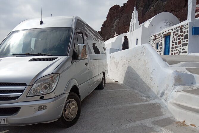 Santorini Panoramic Firostefani & Oia Blue Domes Private Tour - Santo Wines optional: cliffside glass with the right mood