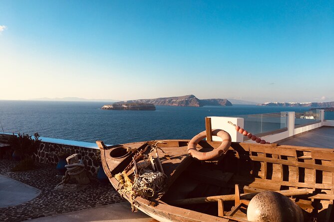 Santorini Panoramic Tour - Perissa Black Sand Beach: your best chance to slow down