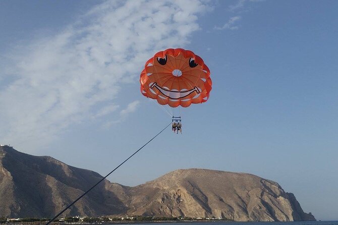 Santorini: Parasailing Flight Experience at Black Beach - Safety, equipment, and comfort