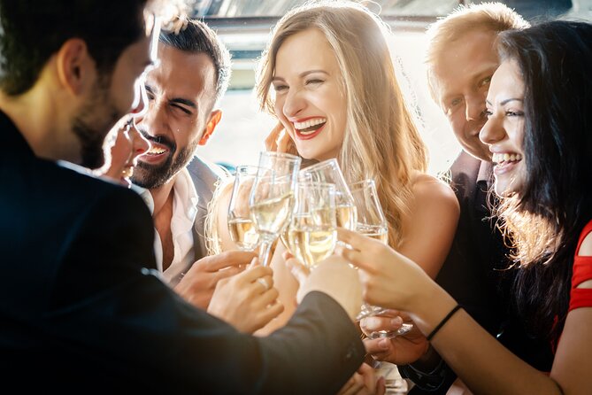 Santorini Party Bus Experience - The caldera stop is the scenic highlight