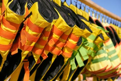 Santorini: Perivolos Beach Jet Ski Rental - The safety briefing keeps the start moving