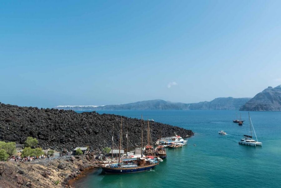 Santorini Port: Cruise to Volcano, Hot Springs & Thirassia - The vibe: a 6-hour caldera mix of effort and payoff