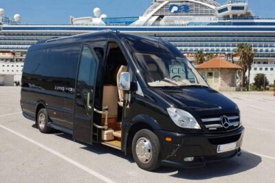 Santorini Port to any Hotels or vice versa - Air Conditioning and WiFi on a Short Ride