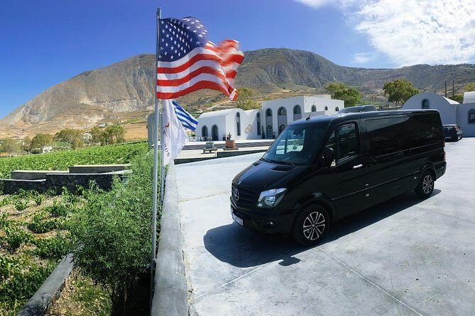 Santorini Port Transport & Transfer Services - Where you’re likely going: Fira as the anchor