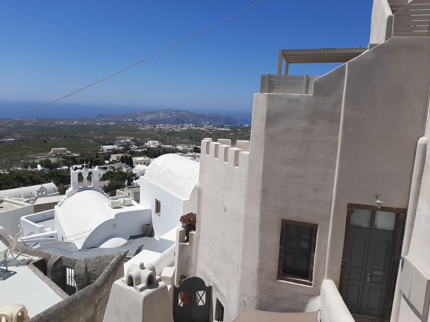 Santorini: Private 4-Hour Cultural Villages Sightseeing Tour - Emporio, Venetian defenses, and close-set streets