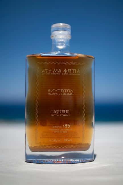 Santorini: Private Agri-Educational Visit to an Organic Farm - Tasting raisin liqueur and infused olive oil