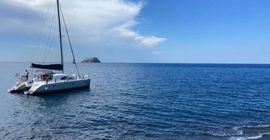 Santorini: Private All-In Catamaran Cruise, with Food|Drinks - What to pack (so you’re comfortable during swim stops and hot springs)