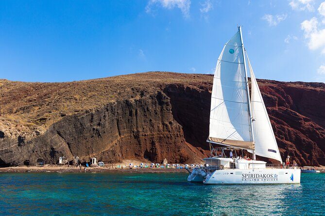 Santorini Private Catamaran Cruise with BBQ, Open Bar & Transfers - How this private catamaran day is set up (and why it matters)