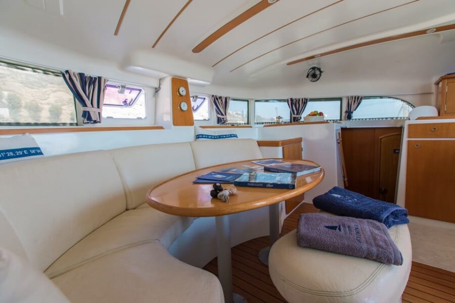 Santorini: Private Catamaran Cruise with Food & Drinks - Food, drinks, and the crew that keeps the day easy