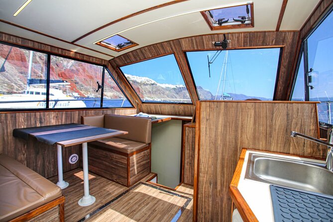 Santorini Private Cruise Sightseeing Tour with BBQ and Drinks - Greek food prepared on board