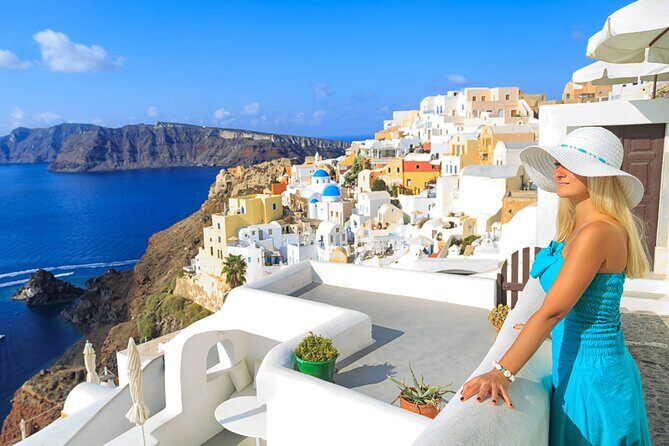 Santorini Private Custom Tour 6 - Hours - Firostefani and the Blue-Domed Church Area: Views with Real Local Vibes