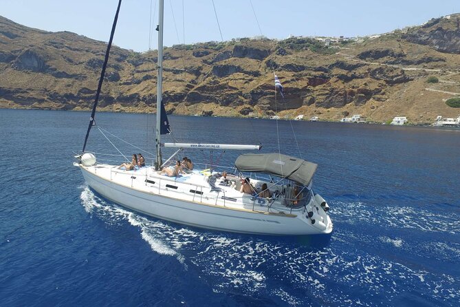 Santorini Private Daytime Sailing Tour with Meal, Drinks &Transfer included - Swimming and lunch in Thirassia’s bay