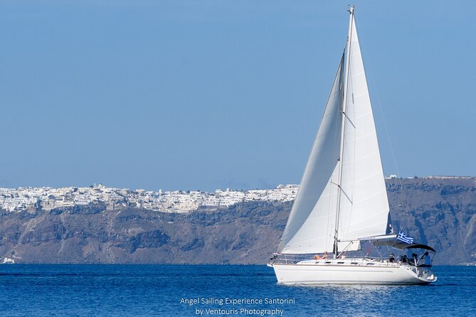 Santorini Private Daytime Sailing Tour with Meal, Drinks &Transfer included - Passing Thirassia, Aspronisi, and the caldera