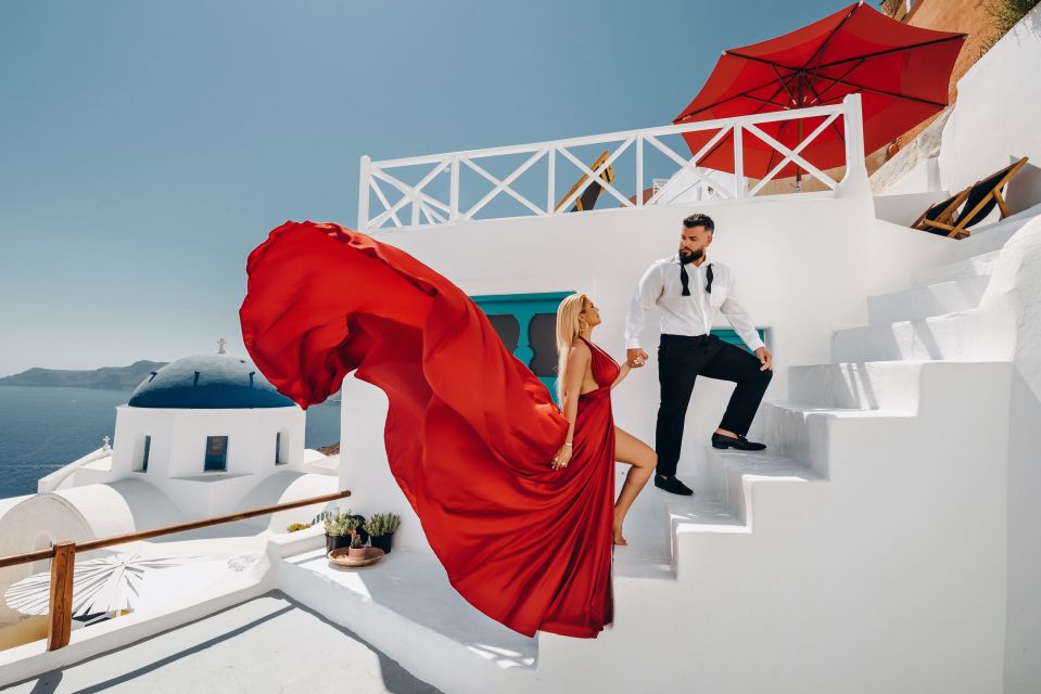 Santorini: Private Flying Dress Photoshoot Experience - Key points to know before booking