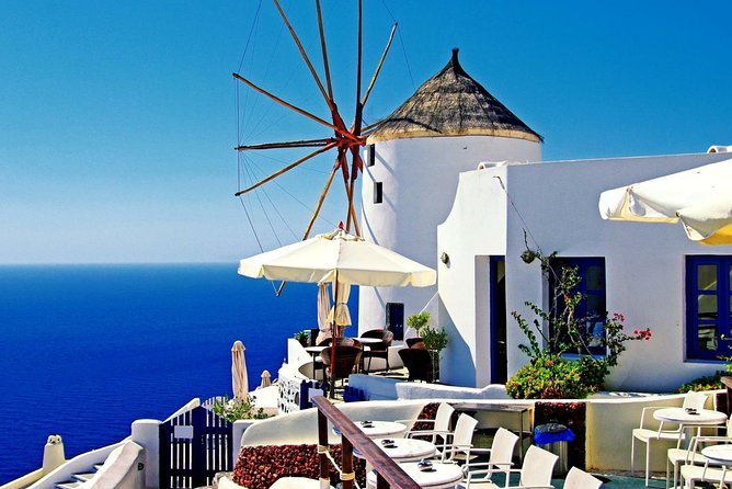 Santorini Private Full Day Tour 9 hours - Firostefani and the famous chapel view