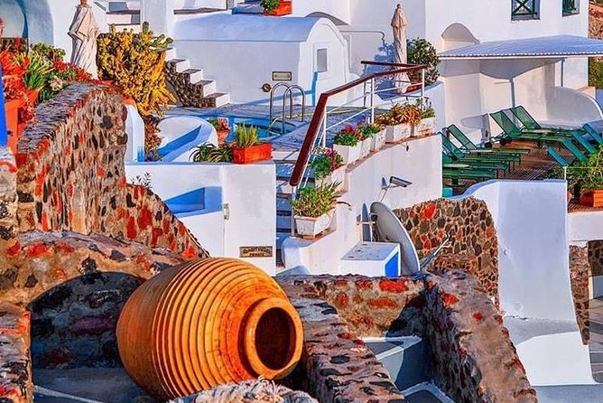 Santorini Private Full Day Tour 9 hours - Starting from a hotel or the cruise-port cable car