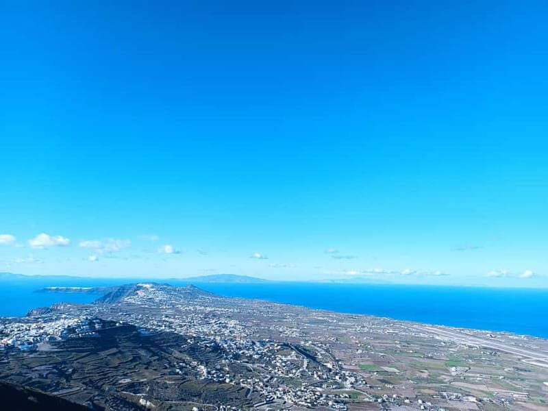 Santorini: Private Guided Sightseeing Day Tour - Prophet Elias Monastery at 567 meters: the wide-open view stop
