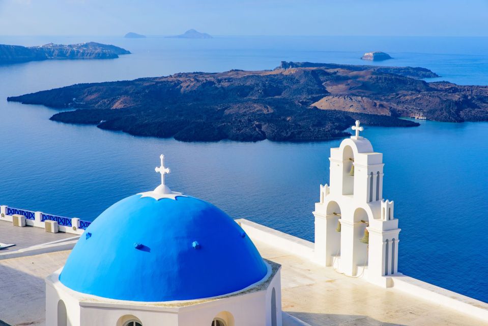 Santorini: Private Guided Sunrise Tour with a Sunrise View - Black sand at Perissa and the southern beaches