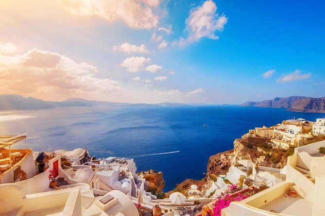 Santorini Private Half-Day Tour with Pickup - Oia’s lanes and famous sea view